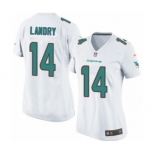 Women's Nike Miami Dolphins #14 Jarvis Landry Game White NFL Jersey