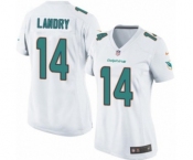 Women's Nike Miami Dolphins #14 Jarvis Landry Game White NFL Jersey