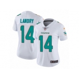 Women's Nike Miami Dolphins #14 Jarvis Landry Vapor Untouchable Limited White NFL Jersey