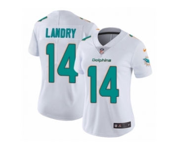 Women's Nike Miami Dolphins #14 Jarvis Landry Vapor Untouchable Limited White NFL Jersey