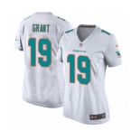 Women's Nike Miami Dolphins #19 Jakeem Grant Game White NFL Jersey