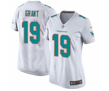 Women's Nike Miami Dolphins #19 Jakeem Grant Game White NFL Jersey