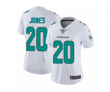 Women's Nike Miami Dolphins #20 Reshad Jones Vapor Untouchable Limited White NFL Jersey