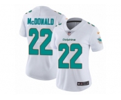 Women's Nike Miami Dolphins #22 T.J. McDonald Vapor Untouchable Limited White NFL Jersey