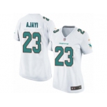 Women's Nike Miami Dolphins #23 Jay Ajayi Limited White NFL Jersey