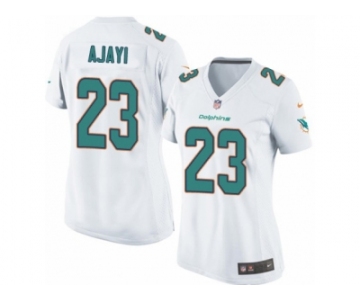 Women's Nike Miami Dolphins #23 Jay Ajayi Limited White NFL Jersey