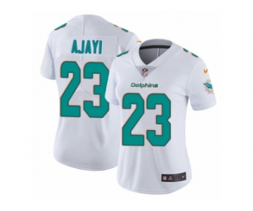 Women's Nike Miami Dolphins #23 Jay Ajayi Vapor Untouchable Limited White NFL Jersey