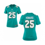 Women's Nike Miami Dolphins #25 Xavien Howard Green Alternate NFL Jersey