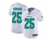 Women's Nike Miami Dolphins #25 Xavien Howard Vapor Untouchable Limited White NFL Jersey