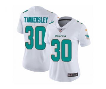 Women's Nike Miami Dolphins #30 Cordrea Tankersley Vapor Untouchable Limited White NFL Jersey