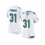 Women's Nike Miami Dolphins #31 Michael Thomas Limited White NFL Jersey