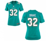 Women's Nike Miami Dolphins #32 Kenyan Drake Green Alternate NFL Jersey