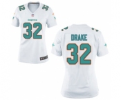 Women's Nike Miami Dolphins #32 Kenyan Drake White NFL Jersey