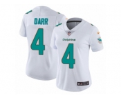 Women's Nike Miami Dolphins #4 Matt Darr Vapor Untouchable Limited White NFL Jersey