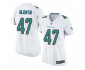 Women's Nike Miami Dolphins #47 Kiko Alonso Game White NFL Jersey