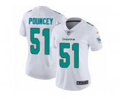 Women's Nike Miami Dolphins #51 Mike Pouncey Vapor Untouchable Limited White NFL Jersey