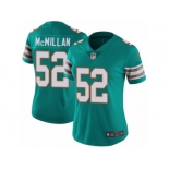 Women's Nike Miami Dolphins #52 Raekwon McMillan Vapor Untouchable Limited Aqua Green Alternate NFL Jersey