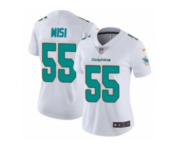 Women's Nike Miami Dolphins #55 Koa Misi Vapor Untouchable Limited White NFL Jersey