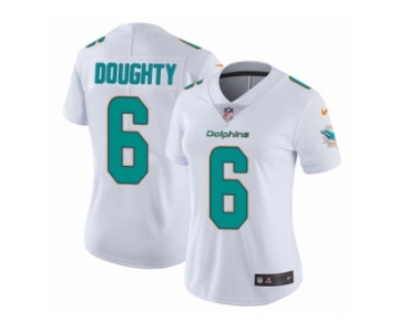 Women's Nike Miami Dolphins #6 Brandon Doughty Vapor Untouchable Limited White NFL Jersey