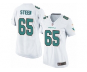 Women's Nike Miami Dolphins #65 Anthony Steen Limited White NFL Jersey