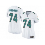 Women's Nike Miami Dolphins #74 Jermon Bushrod Game White NFL Jersey