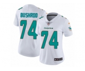 Women's Nike Miami Dolphins #74 Jermon Bushrod Vapor Untouchable Limited White NFL Jersey