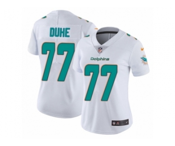 Women's Nike Miami Dolphins #77 Adam Joseph Duhe Vapor Untouchable Limited White NFL Jersey