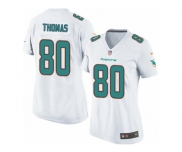 Women's Nike Miami Dolphins #80 Julius Thomas Limited White NFL Jersey