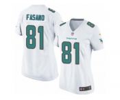 Women's Nike Miami Dolphins #81 Anthony Fasano Limited White NFL Jersey