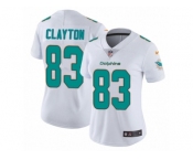 Women's Nike Miami Dolphins #83 Mark Clayton Vapor Untouchable Limited White NFL Jersey