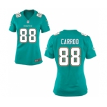 Women's Nike Miami Dolphins #88 Leonte Carroo Green Alternate NFL Jersey