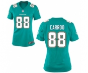 Women's Nike Miami Dolphins #88 Leonte Carroo Green Alternate NFL Jersey