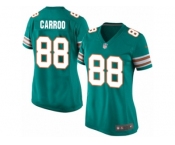 Women's Nike Miami Dolphins #88 Leonte Carroo Limited Aqua Green Alternate NFL Jersey