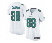 Women's Nike Miami Dolphins #88 Leonte Carroo Limited White NFL Jersey