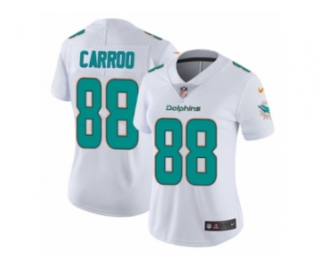 Women's Nike Miami Dolphins #88 Leonte Carroo Vapor Untouchable Limited White NFL Jersey