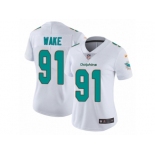 Women's Nike Miami Dolphins #91 Cameron Wake Vapor Untouchable Limited White NFL Jersey