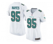 Women's Nike Miami Dolphins #95 William Hayes Limited White NFL Jersey