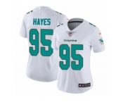 Women's Nike Miami Dolphins #95 William Hayes Vapor Untouchable Limited White NFL Jersey