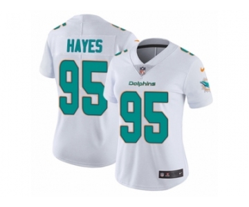 Women's Nike Miami Dolphins #95 William Hayes Vapor Untouchable Limited White NFL Jersey