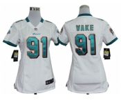 nike women nfl jerseys Miami Dolphins #91 Cameron Wake White[nike]