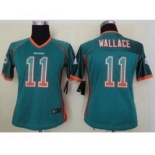 nike women nfl jerseys miami dolphins #11 mike wallace green[Elite drift fashion]