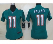 nike women nfl jerseys miami dolphins #11 wallace green[nike limited]