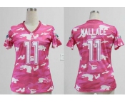 nike women nfl jerseys miami dolphins #11 wallace pink[fashion camo]