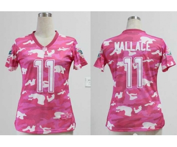 nike women nfl jerseys miami dolphins #11 wallace pink[fashion camo]