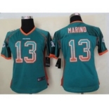 nike women nfl jerseys miami dolphins #13 dan marino green[Elite drift fashion]