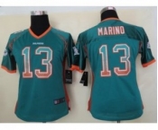 nike women nfl jerseys miami dolphins #13 dan marino green[Elite drift fashion]