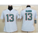 nike women nfl jerseys miami dolphins #13 marino white[new nike limited]