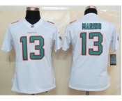 nike women nfl jerseys miami dolphins #13 marino white[new nike limited]