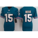 nike women nfl jerseys miami dolphins #15 bess green[nike]