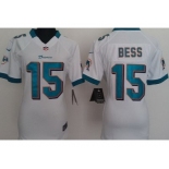 nike women nfl jerseys miami dolphins #15 bess white[nike]